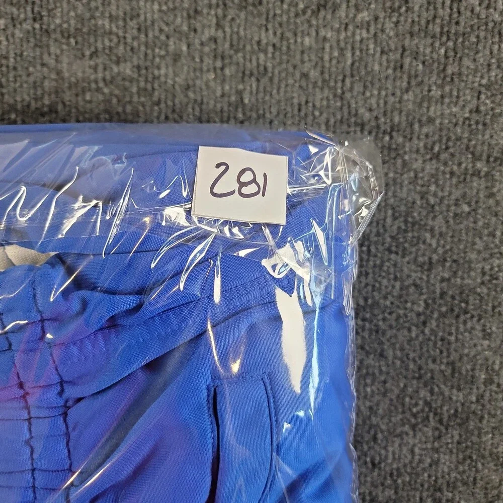 Jordan Track Pants Mens Large Flight Team Blue Ankle Zip Warm Up